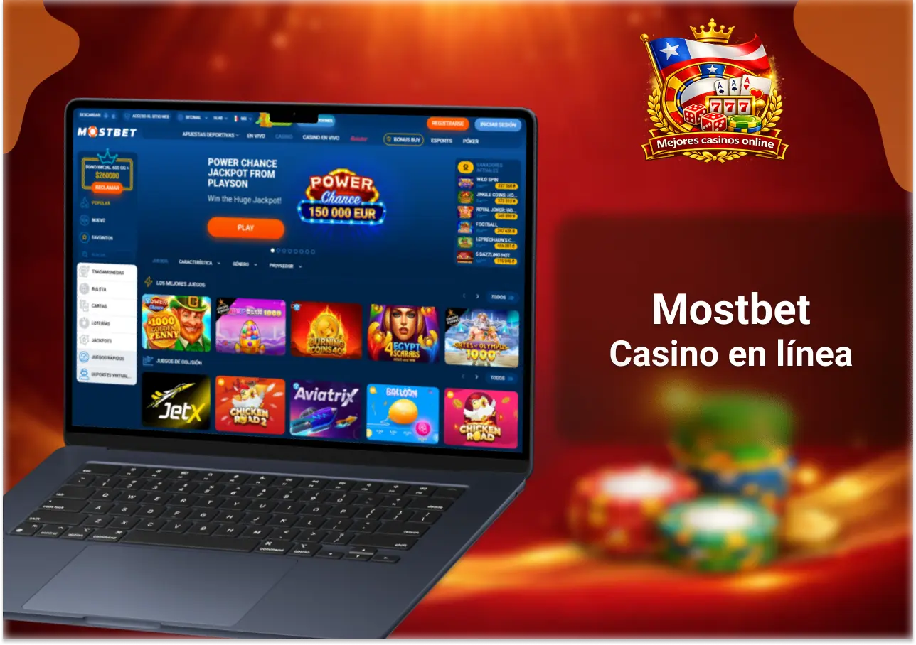 Mostbet casino en línea en Chile con tragamonedas populares y juegos en vivo